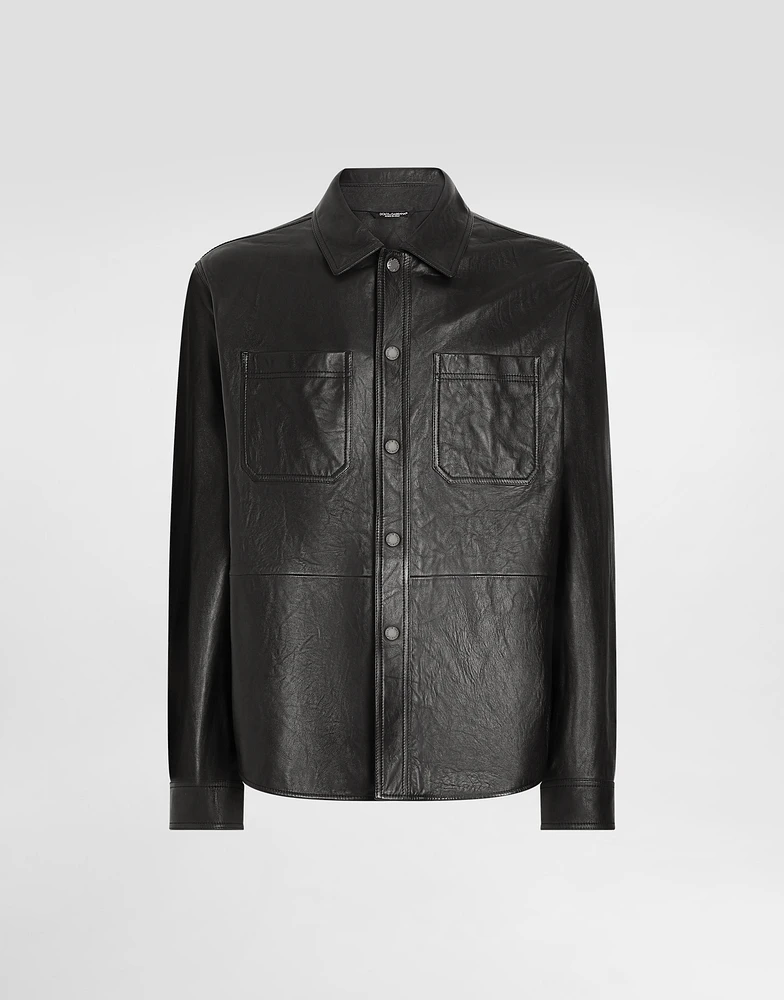 Leather shirt