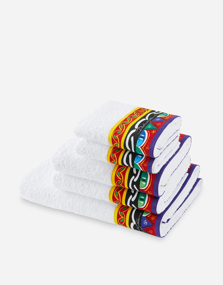 Set of 5 Terry Cotton Towels