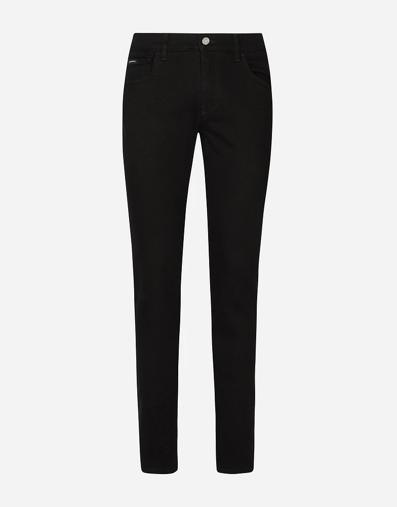 Skinny washed stretch jeans