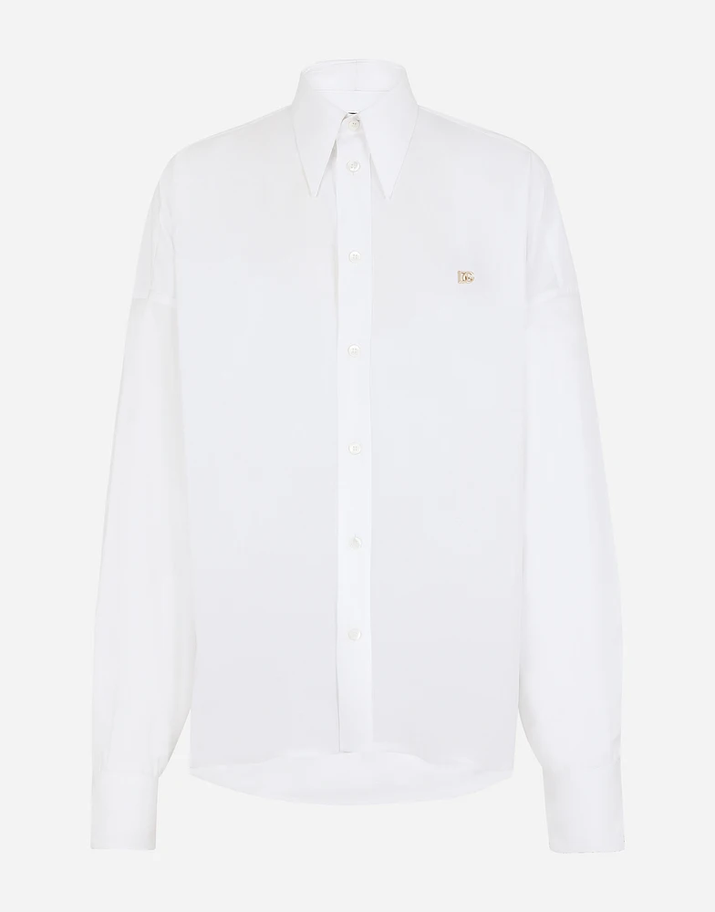 Cotton shirt with DG logo