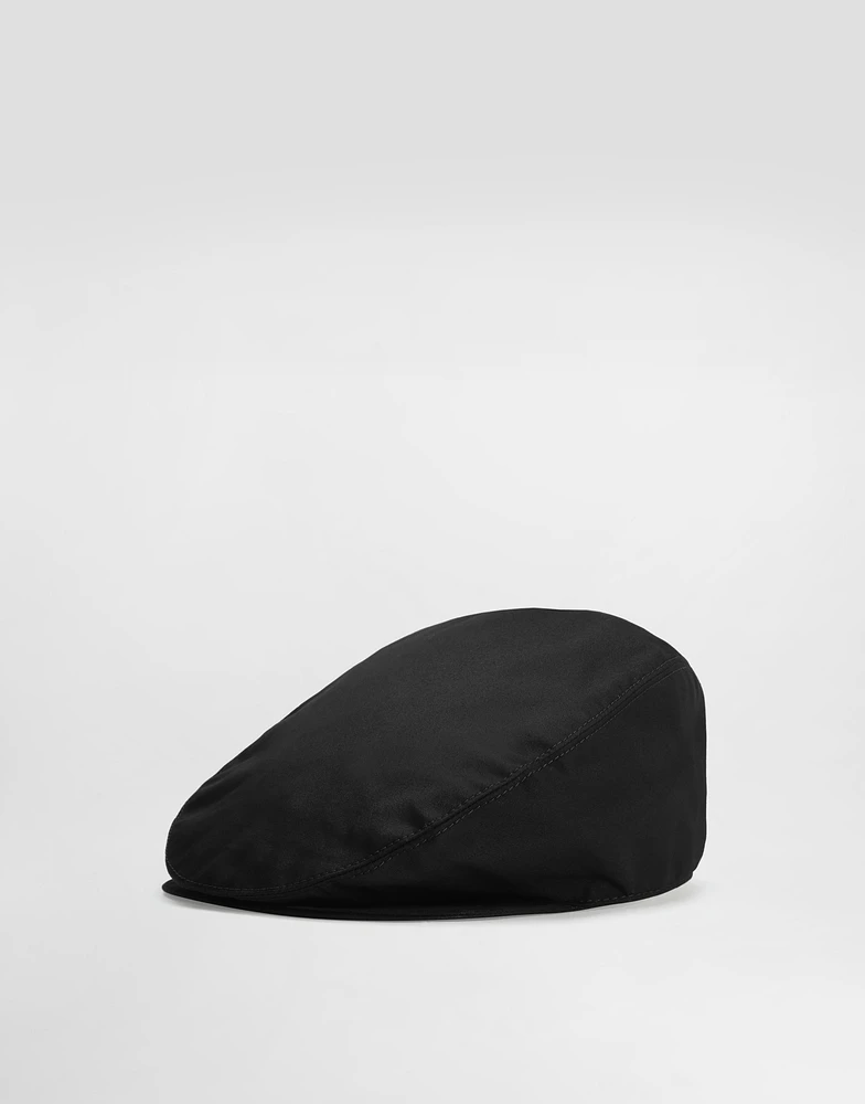 Gabardine flat cap