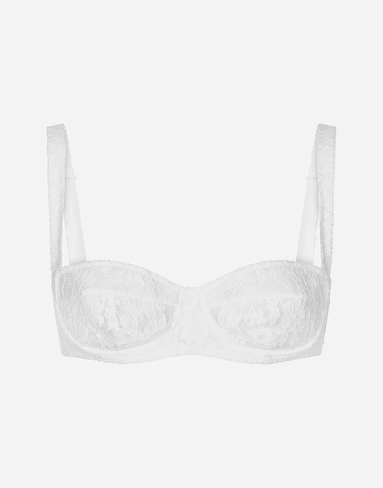 Lace balconette bra