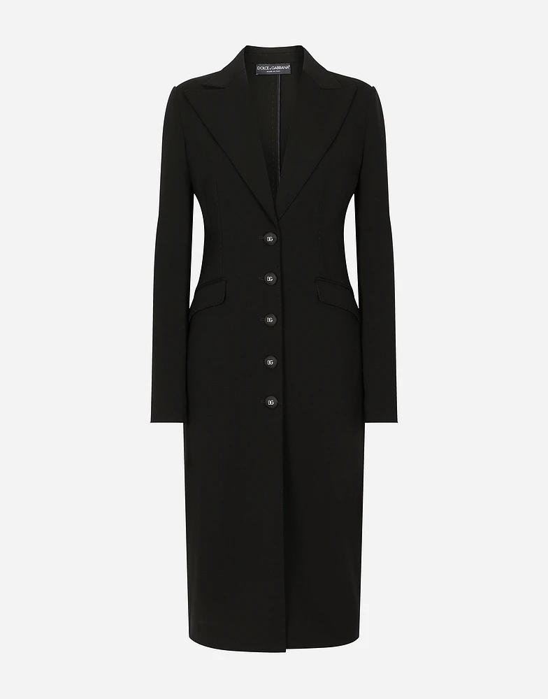 Jersey Milano rib coat