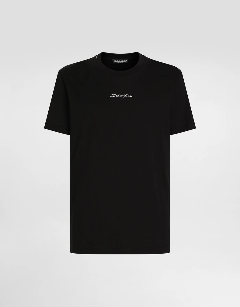 Cotton T-shirt with logo