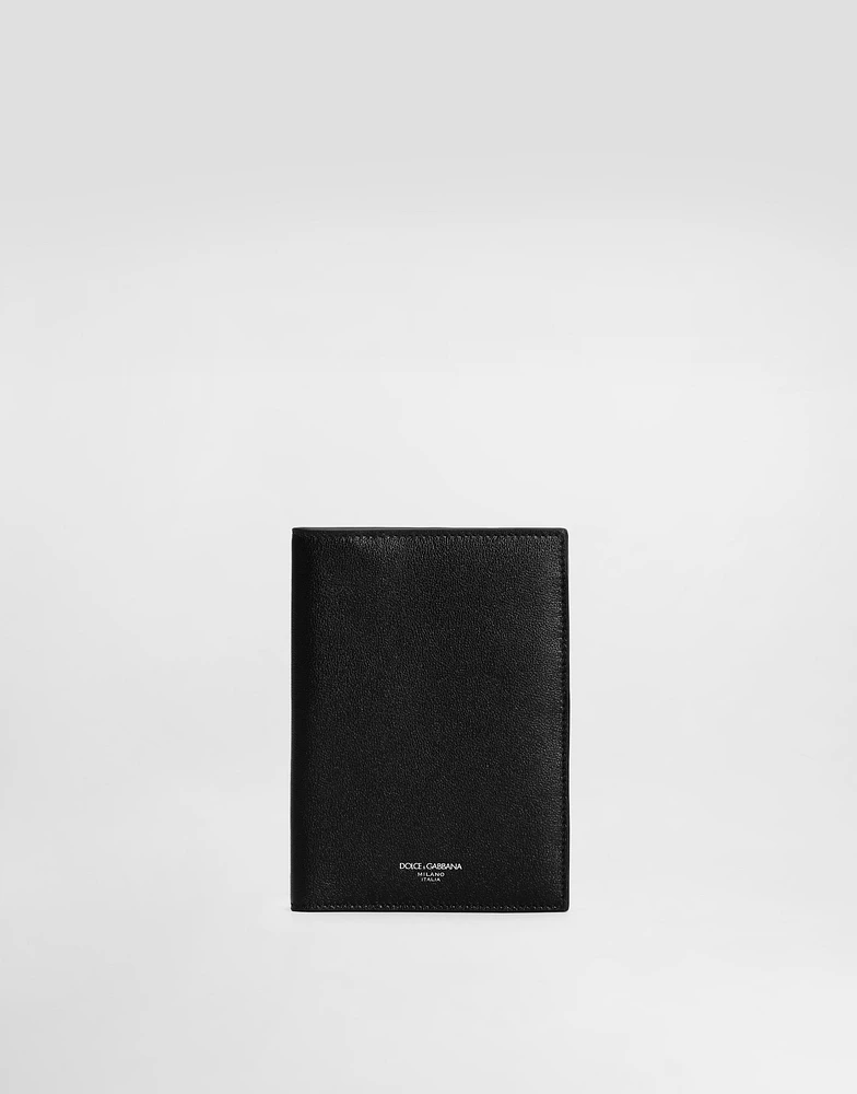 Calfskin passport holder