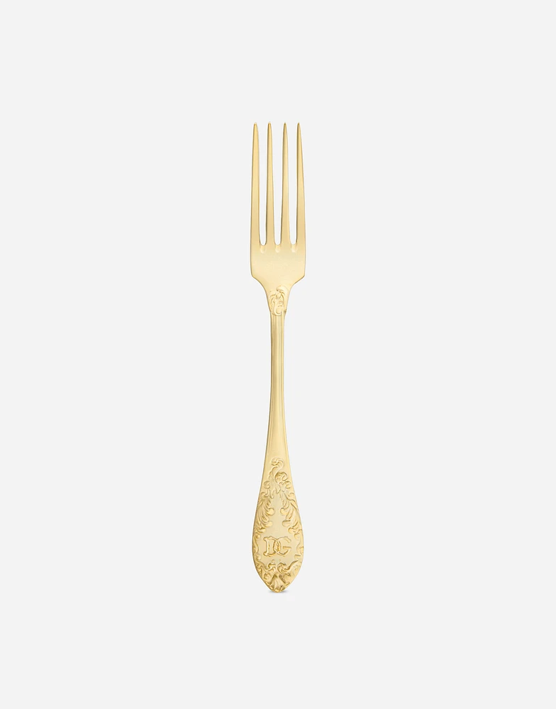 24k Gold Plated Dessert Fork