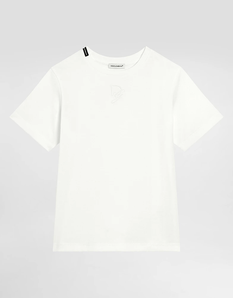 Jersey T-shirt with DG logo