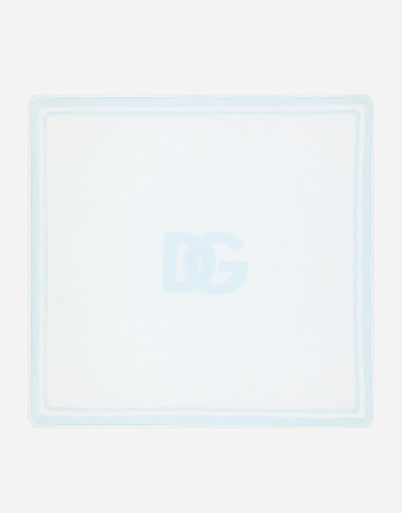 Jersey blanket with DG logo print