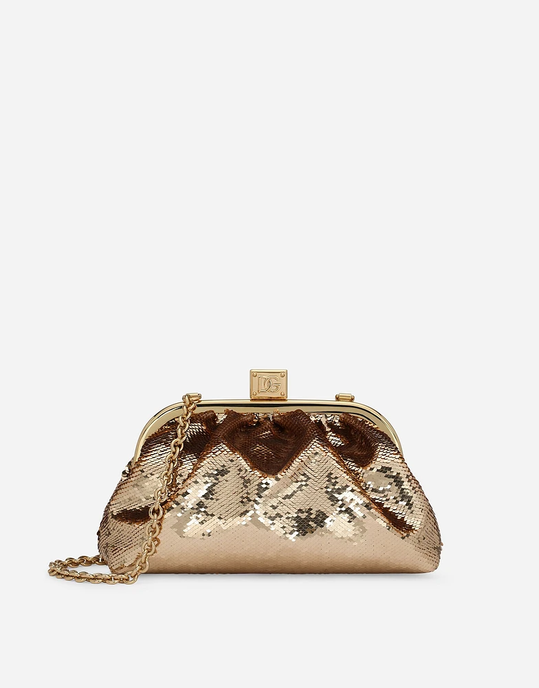 Sequined Maria clutch