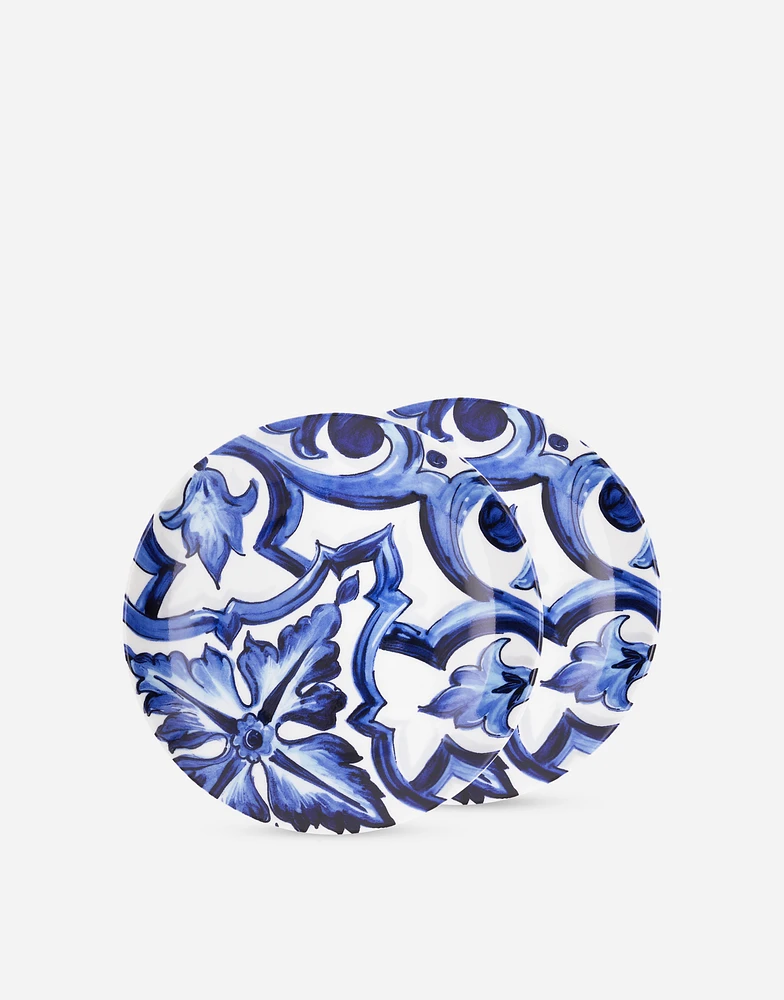Set 2 Porcelain Dessert Plates