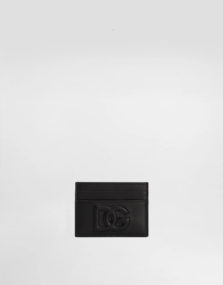 Calfskin DG Logo card holder