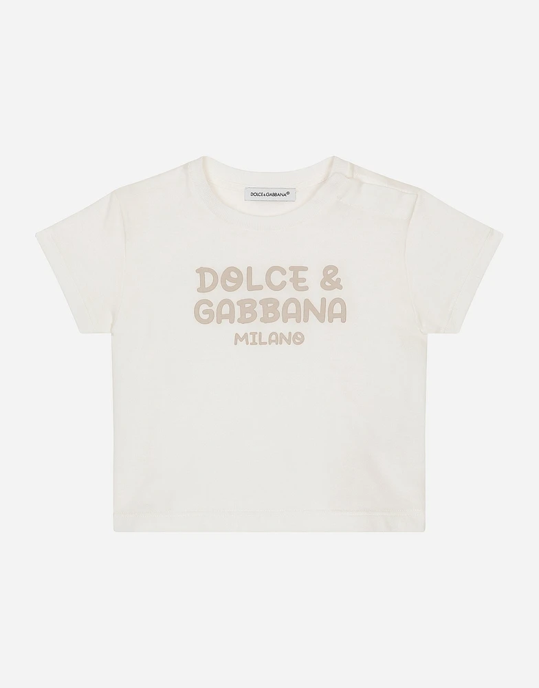 Jersey T-shirt with Dolce&Gabbana logo
