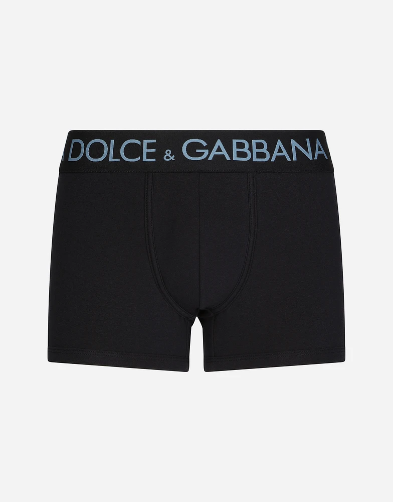 Two-way-stretch jersey boxers