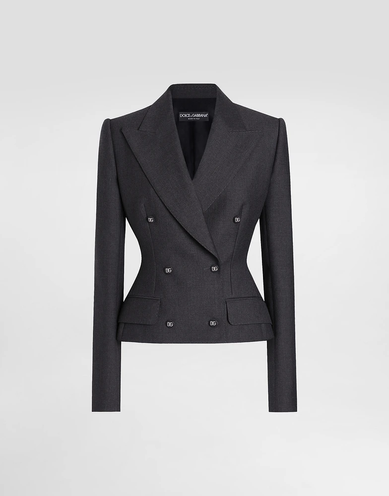 Double-breasted Dolce jacket with DG-branded buttons