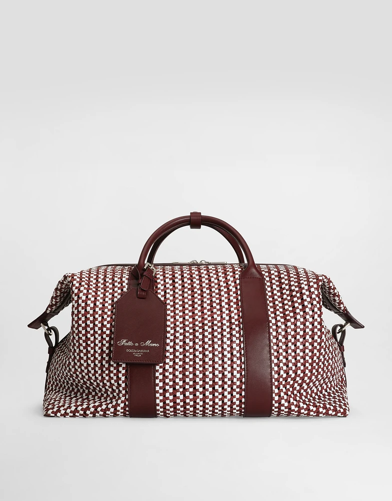 Leather travel bag