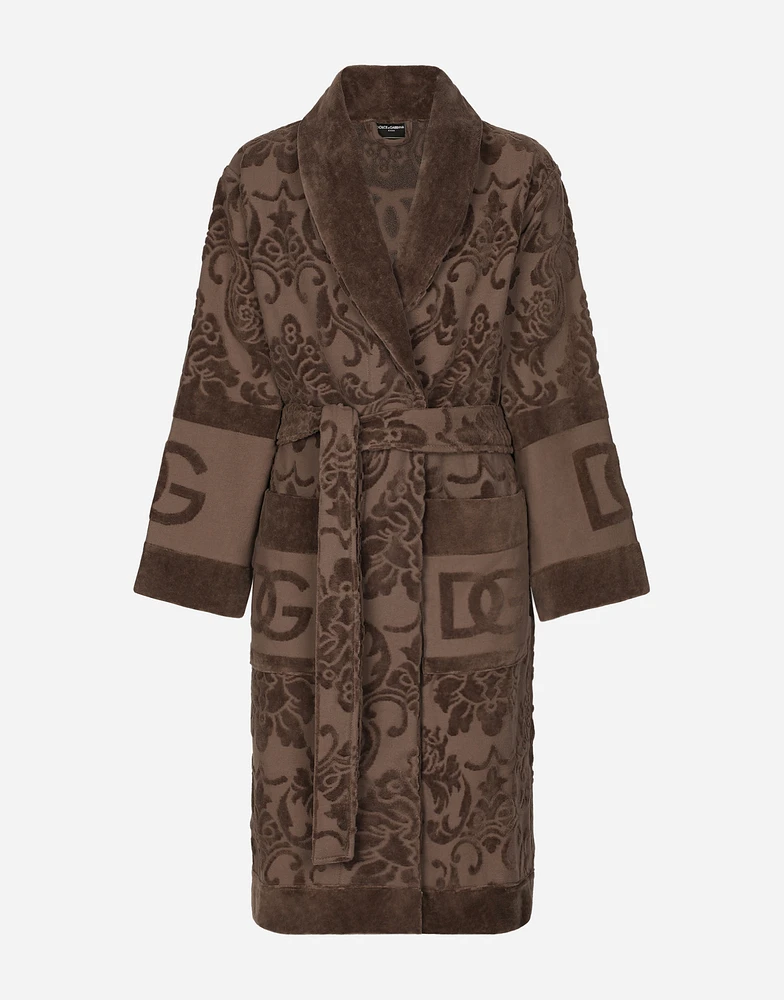 Bathrobe Terry Cotton Jacquard