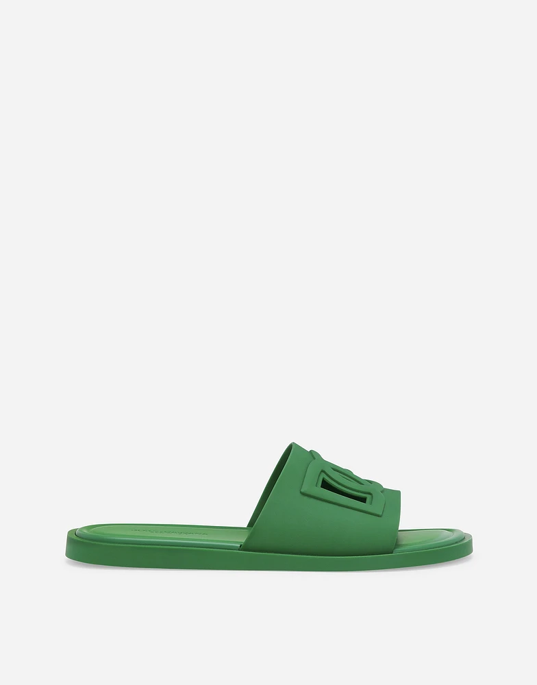 Rubber beachwear sliders