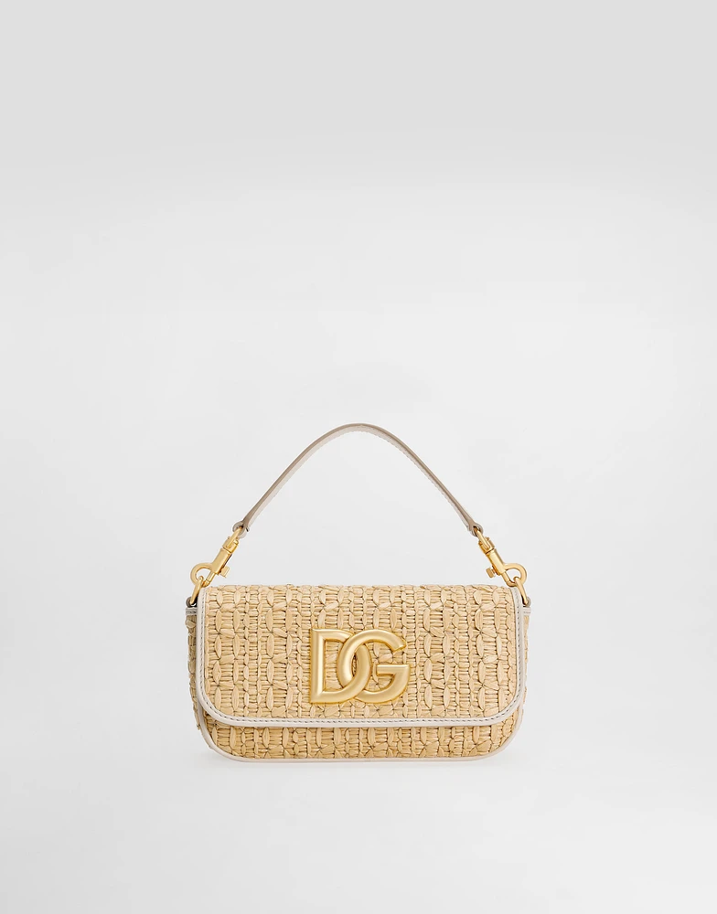 Rafia crochet shoulder bag
