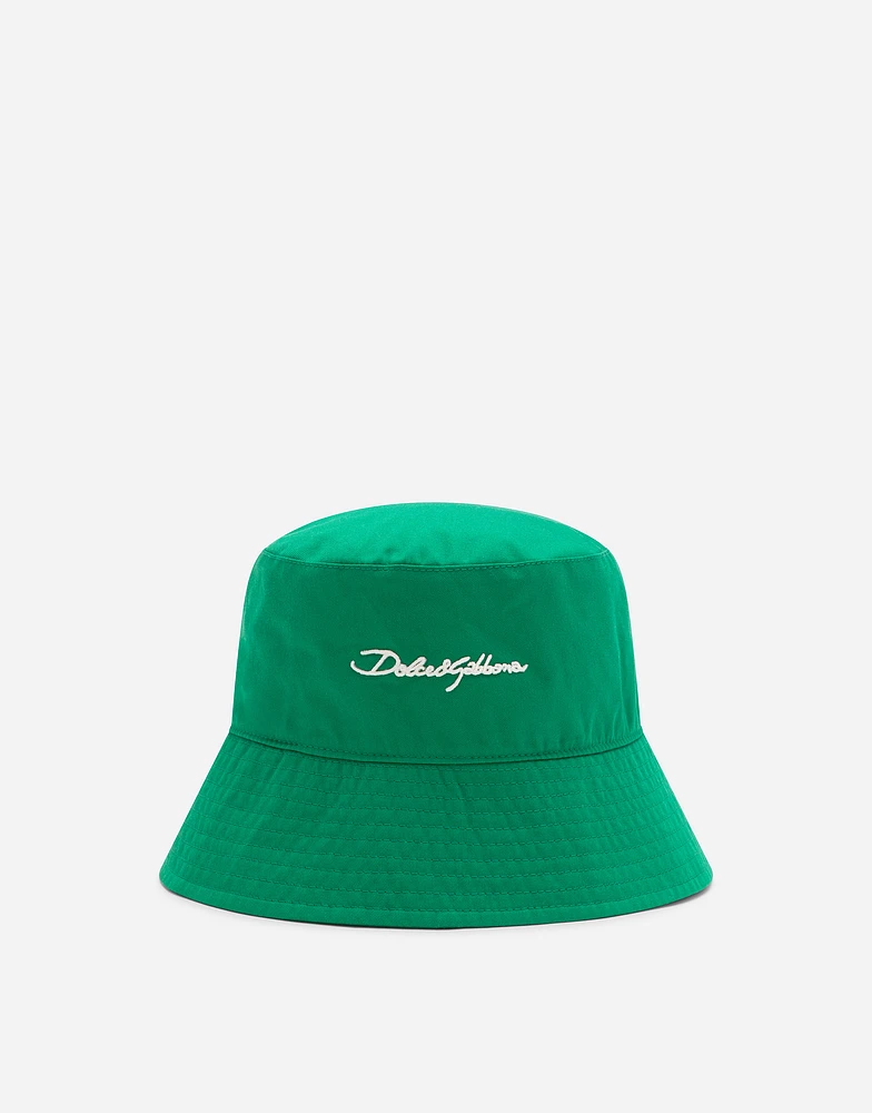 Bucket hat with Dolce&Gabbana logo