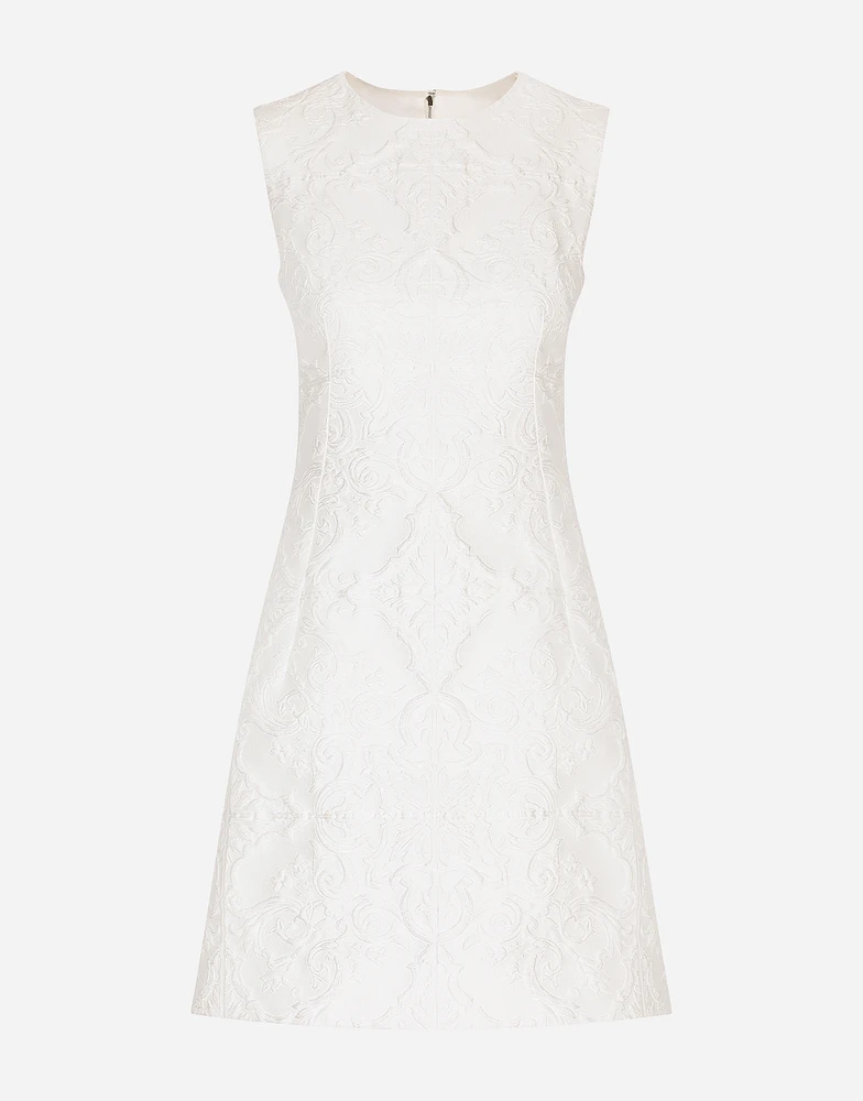 Short brocade dress
