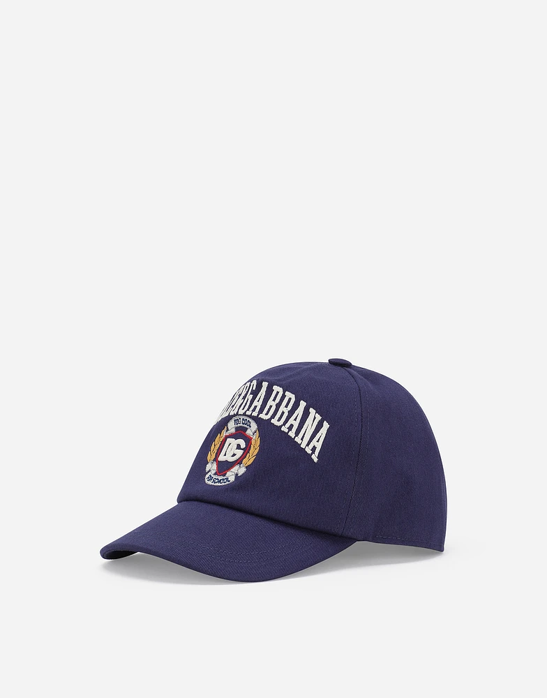 Twill baseball cap with Dolce&Gabbana logo