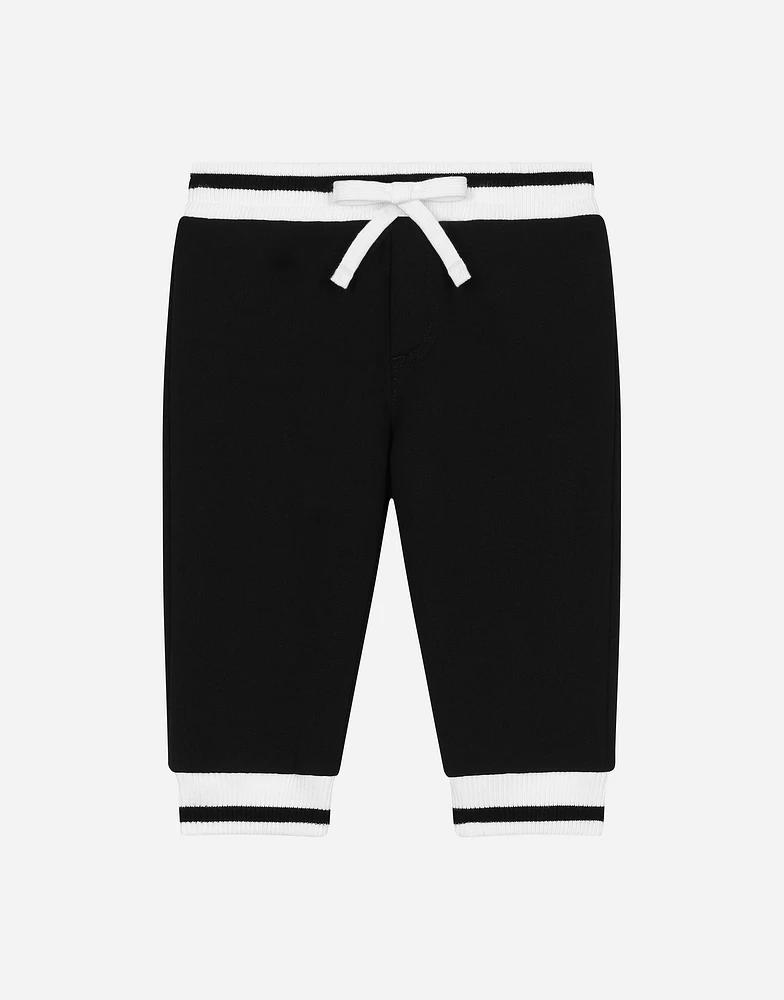 Jersey jogging pants with Dolce&Gabbana logo