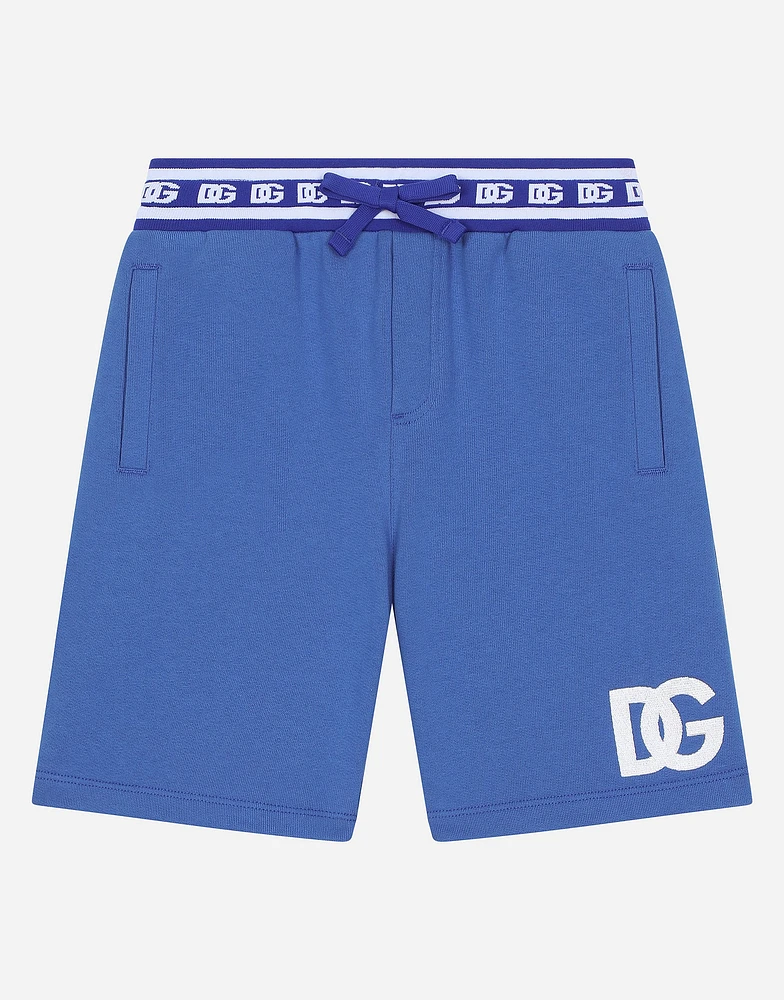 Jersey jogging shorts with DG logo