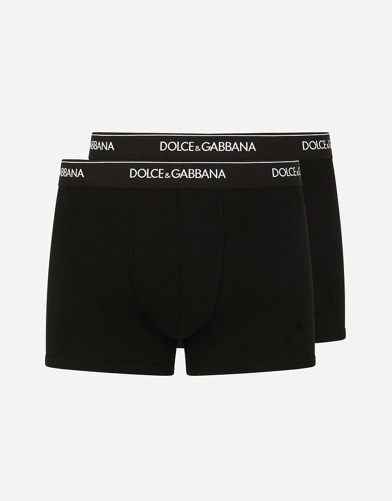 Stretch cotton regular-fit boxers two-pack