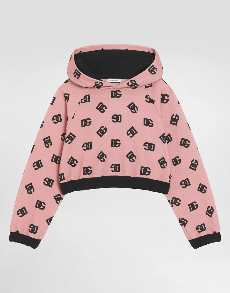 Hoodie with DG logo print