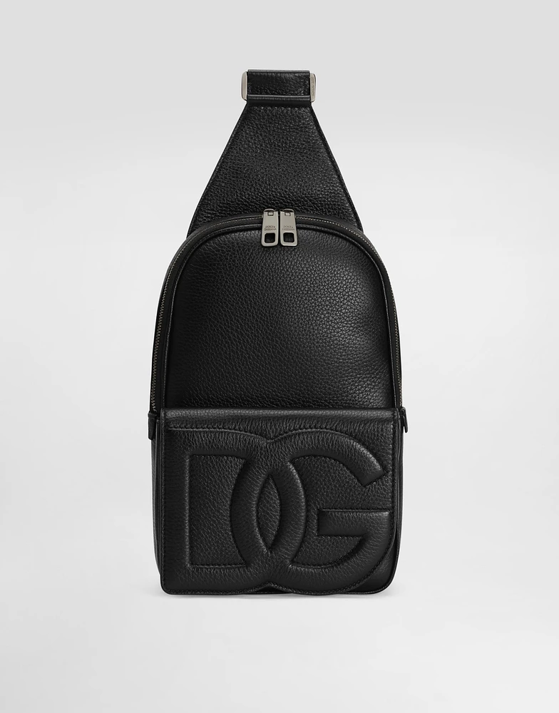 Deerskin backpack with strap