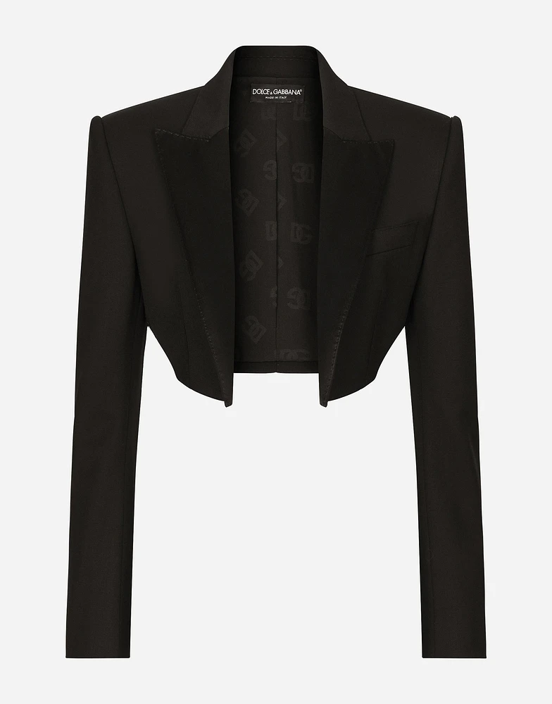Twill Spencer blazer
