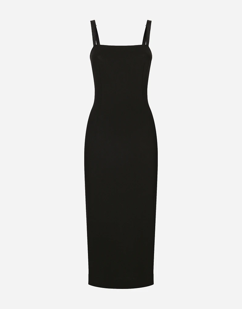 Jersey Milano rib sheath dress