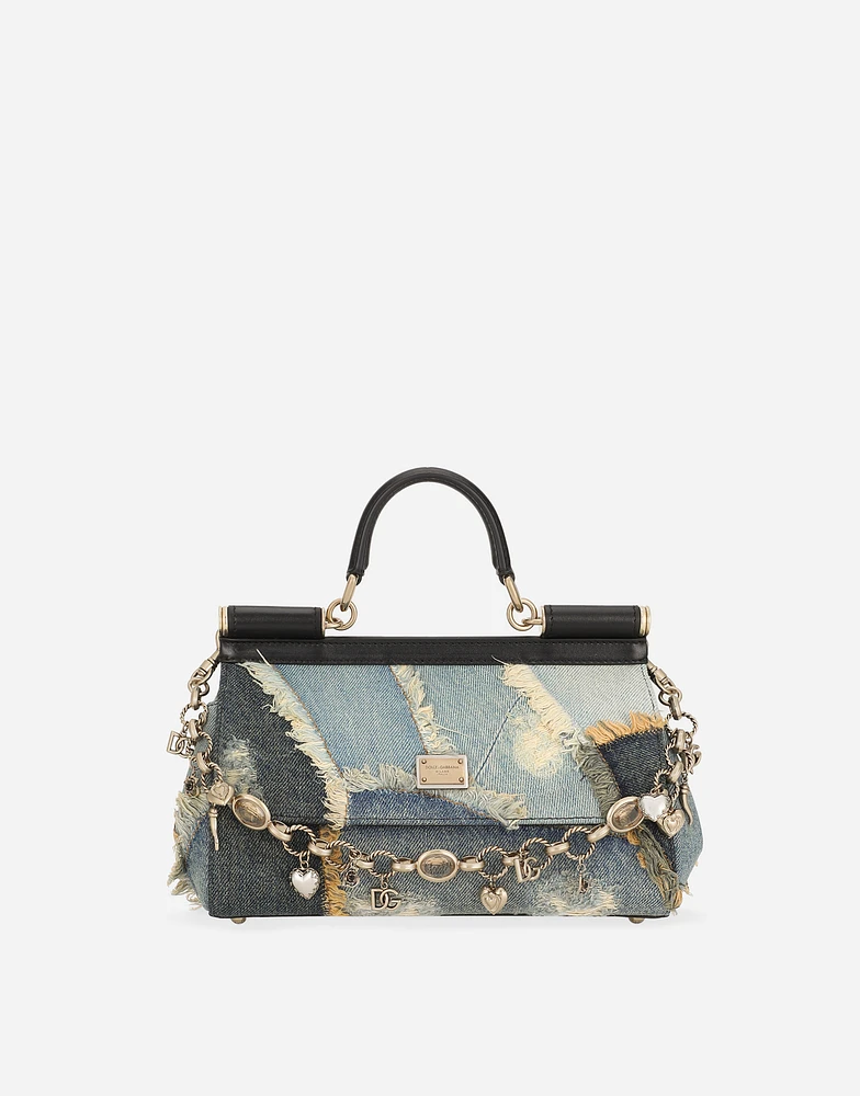 Elongated medium Sicily handbag
