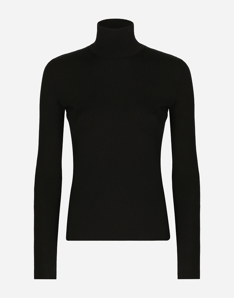 Cashmere turtle-neck sweater