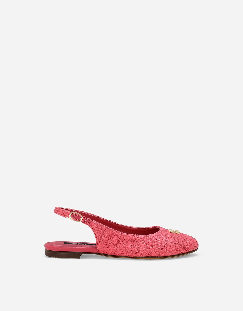 Lace slingbacks