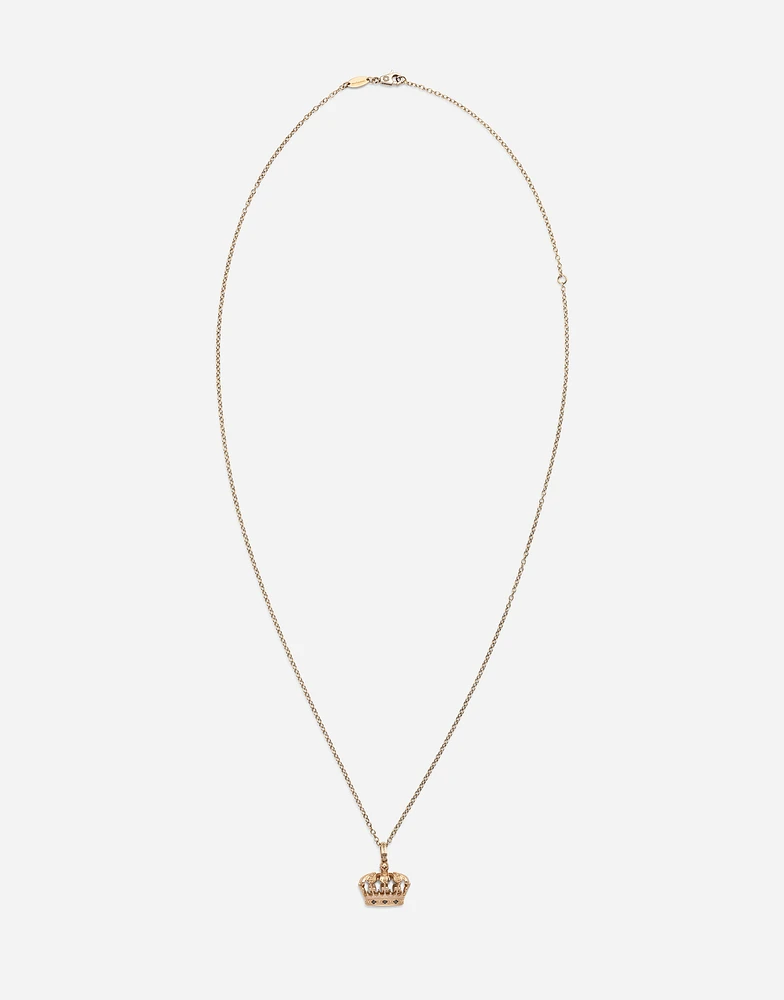Royal Pendant 18-carat white gold and black diamonds