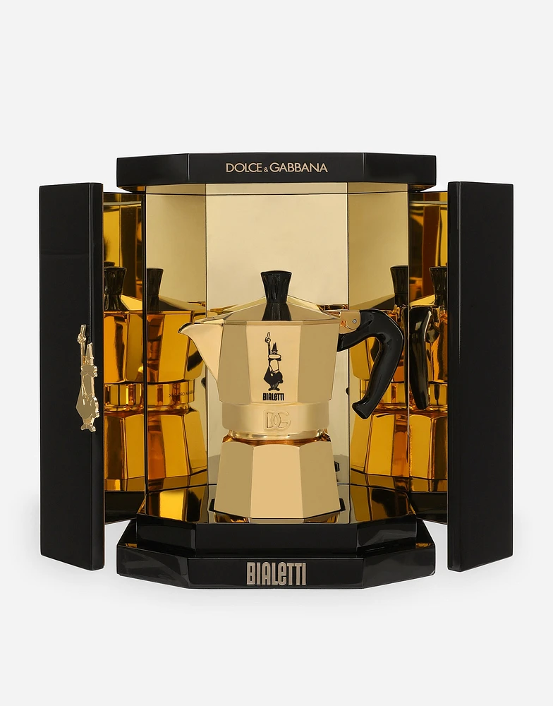 24k Gold Decorative Moka Bialetti Dolce&Gabbana
