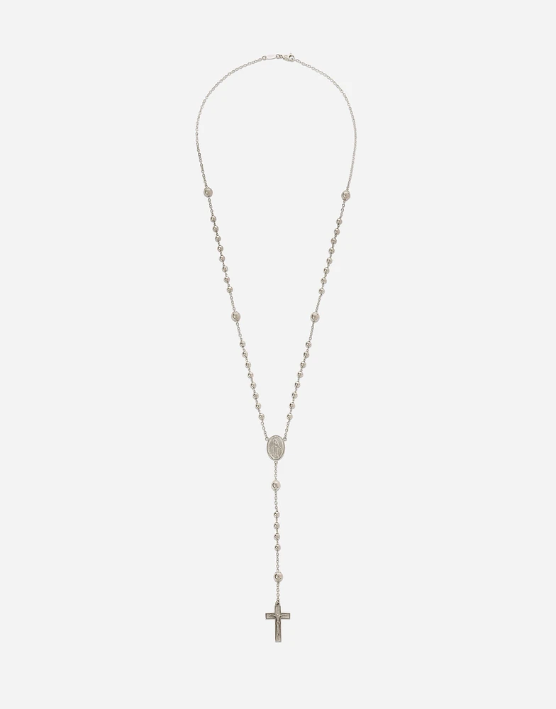 Sicily Rosary Necklace 18-carat white gold