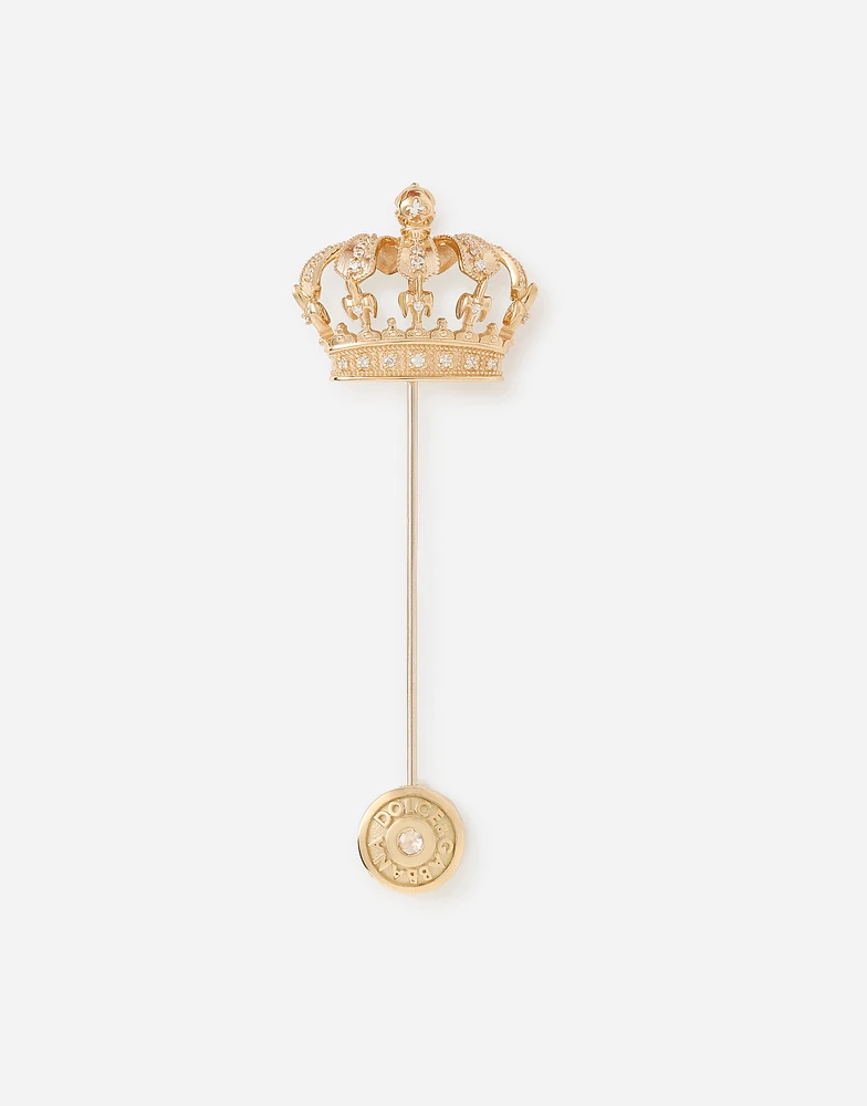 Royal Brooch 18-carat yellow gold and diamonds