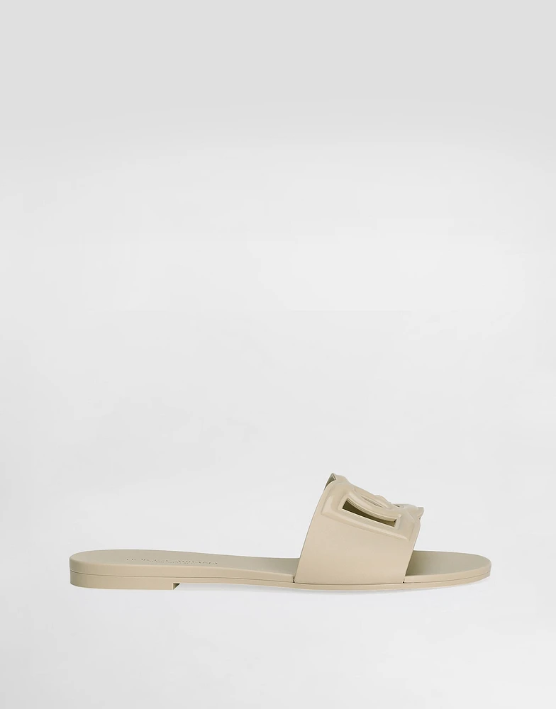Rubber beachwear sliders