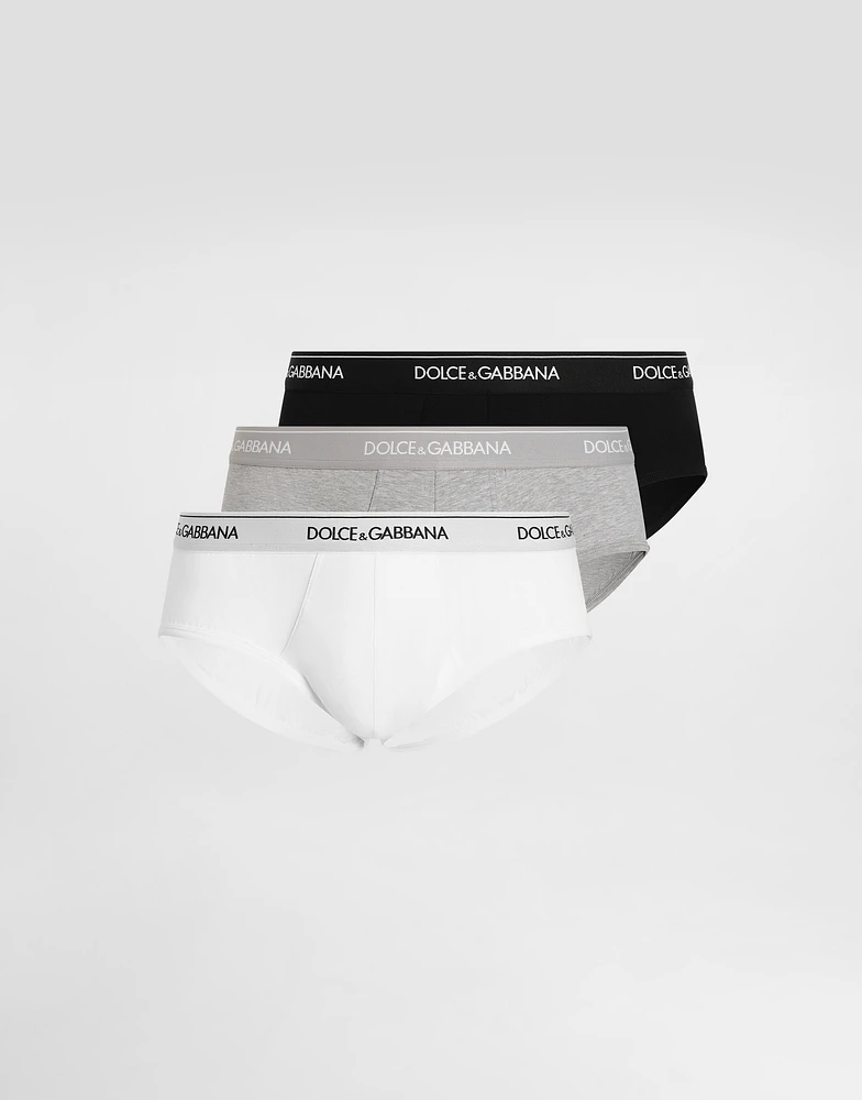Stretch jersey regular-fit Brando briefs 3-pack