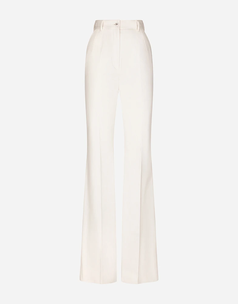 Flared drill pants