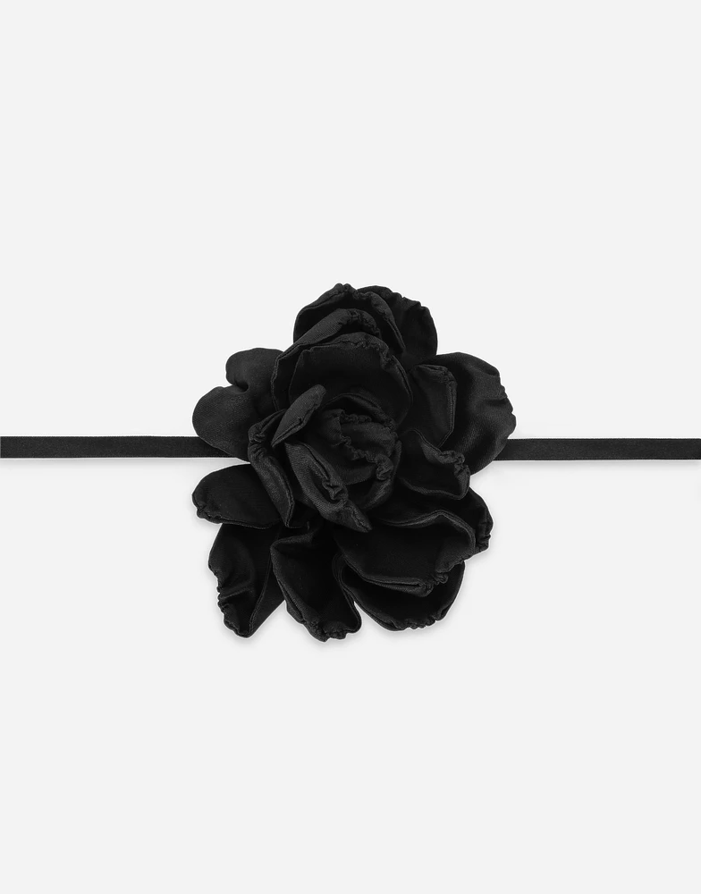 Choker with floral detailing