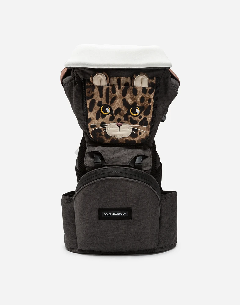 Leopard baby carrier