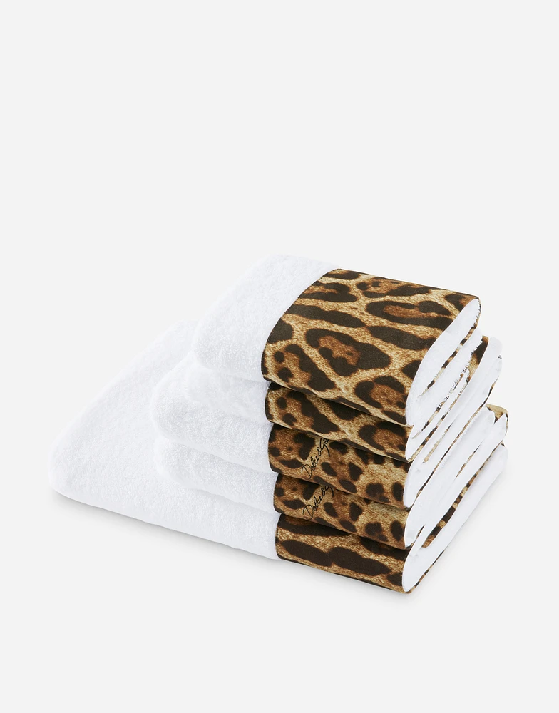 Set of 5 Terry Cotton Towels