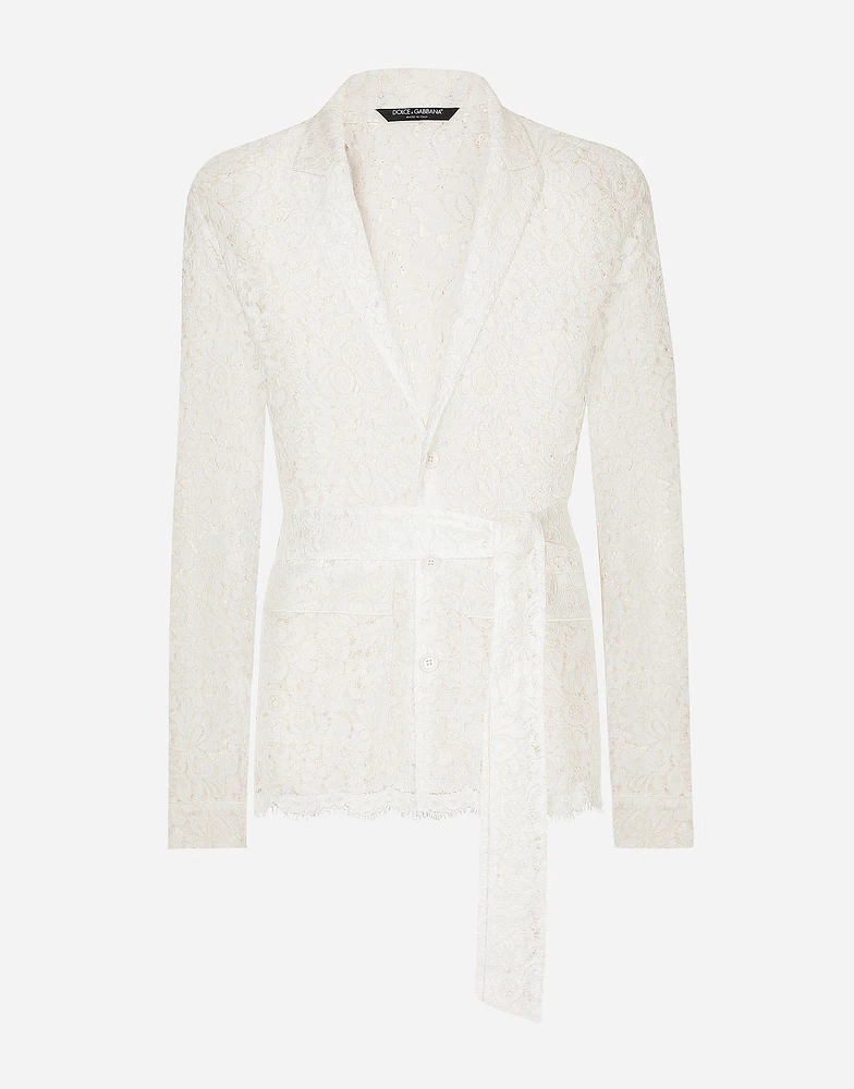 Lace robe
