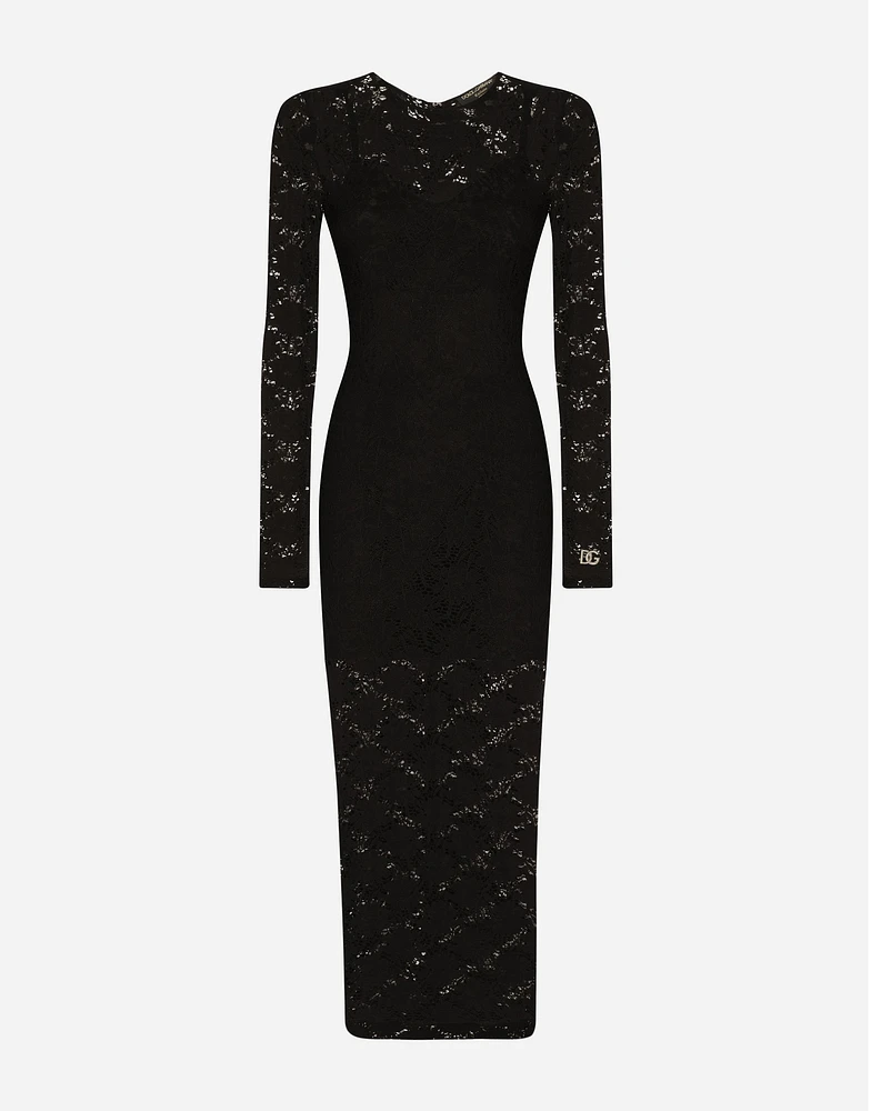 Long lace dress