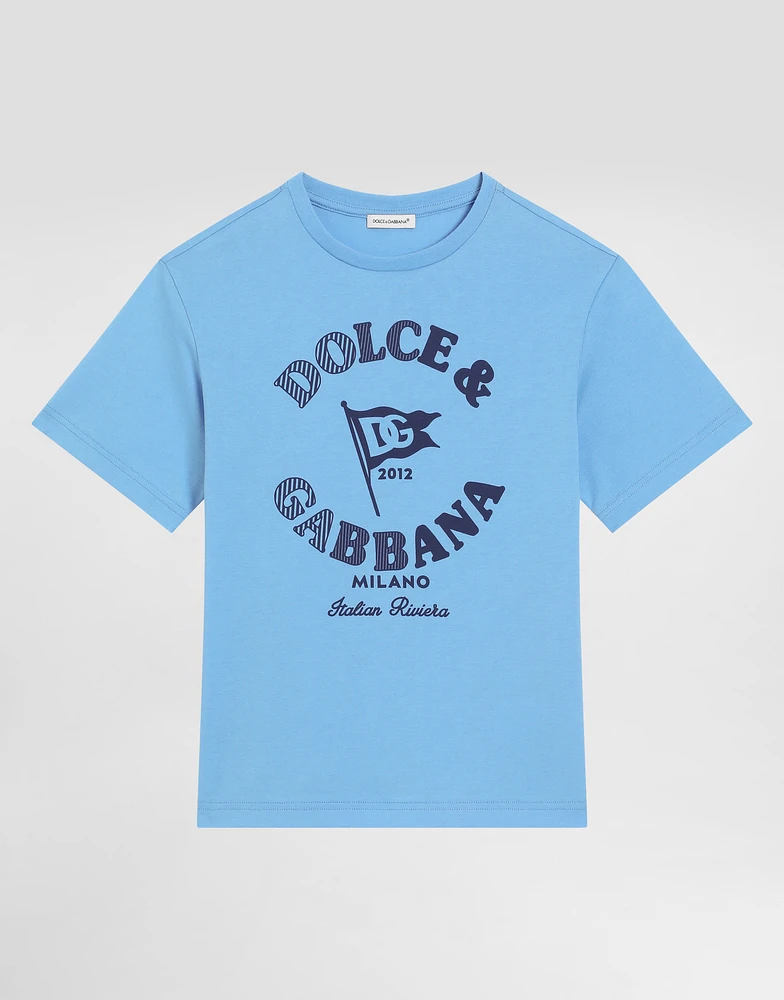 Jersey T-shirt with Dolce&Gabbana logo