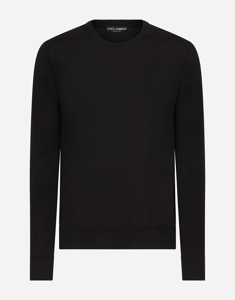 Crewneck sweater cashmere