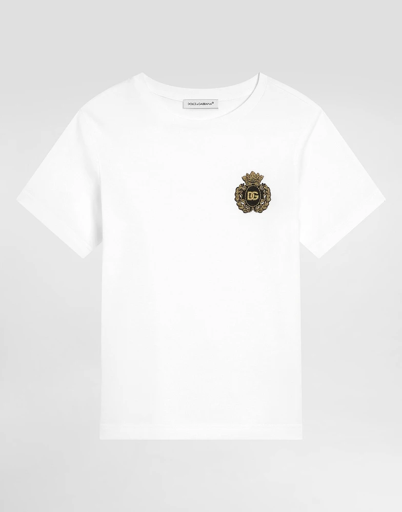 Jerseyt-shirt with heraldic DG patch